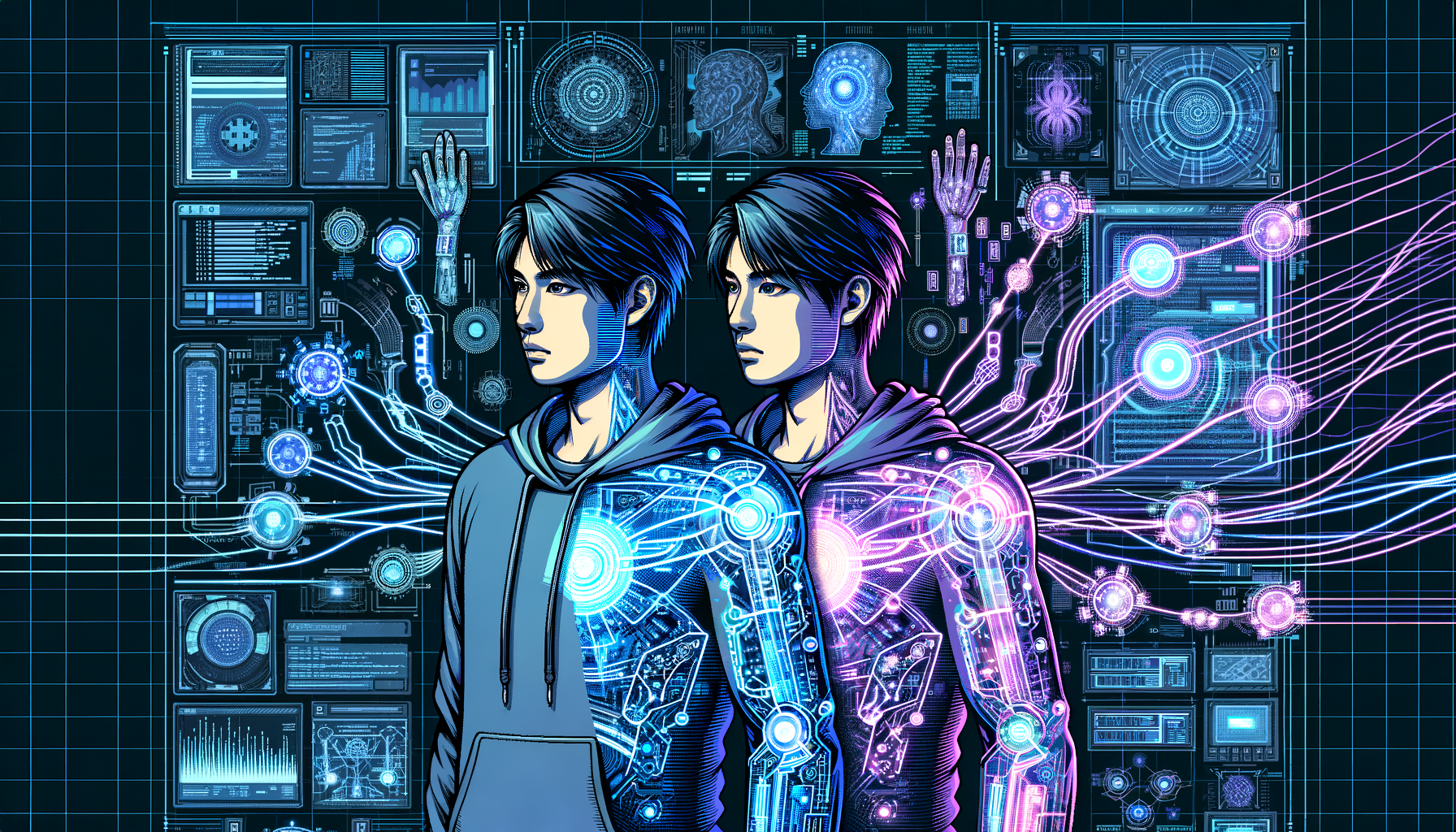 AI Twins Concept Art