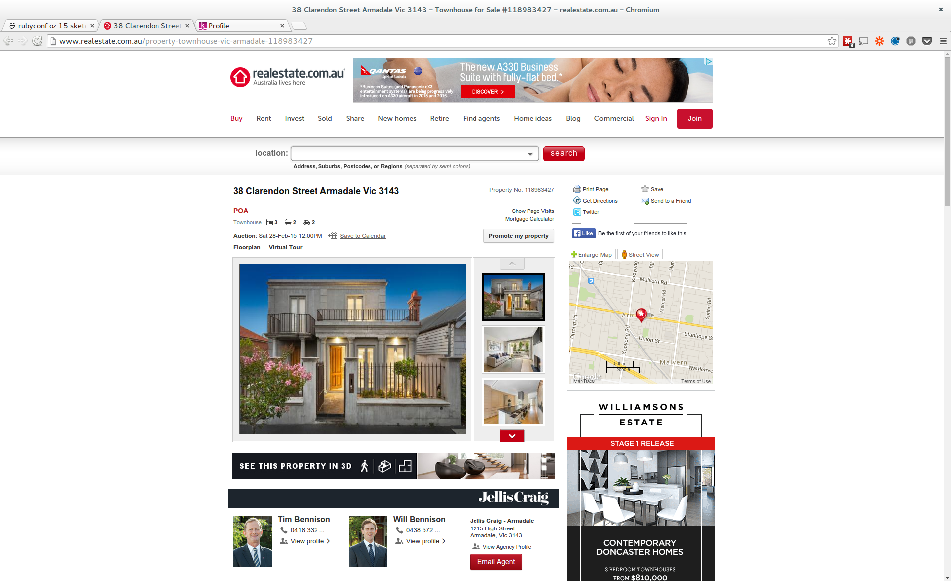 First Matterport 3D banner on realestate.com.au