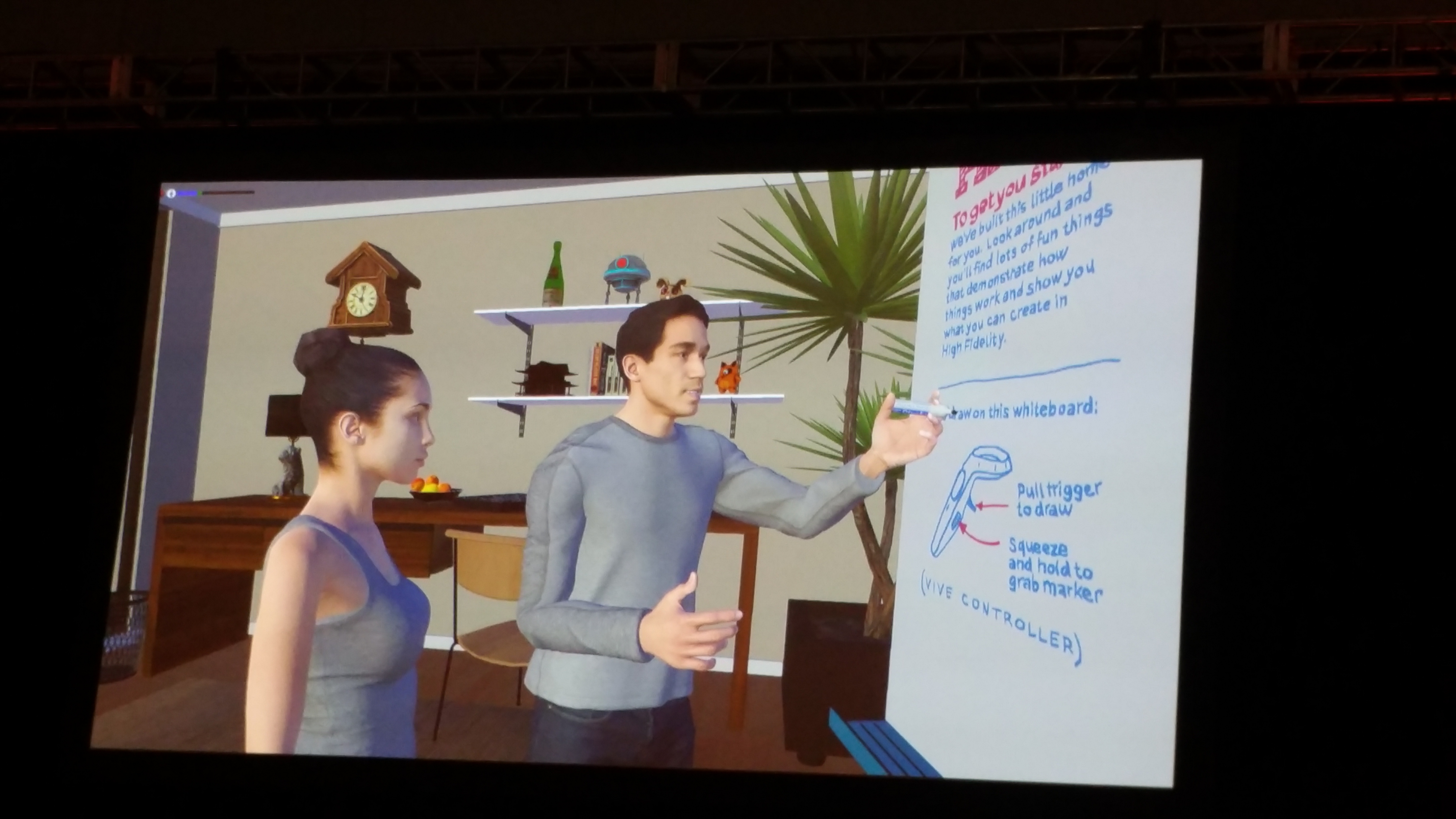 Vive whiteboard collaboration demo