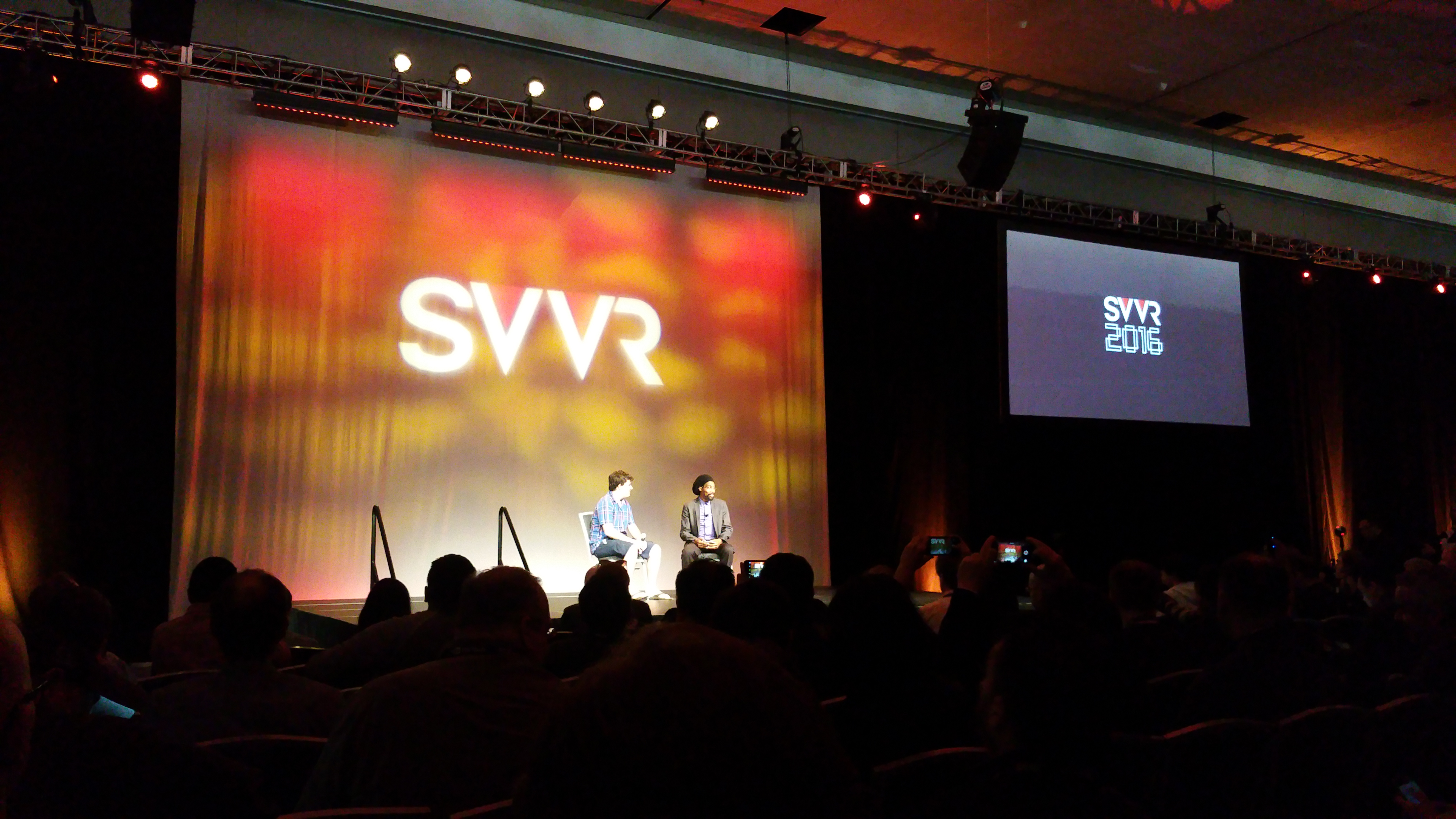 SVVR main stage before Matterport talk