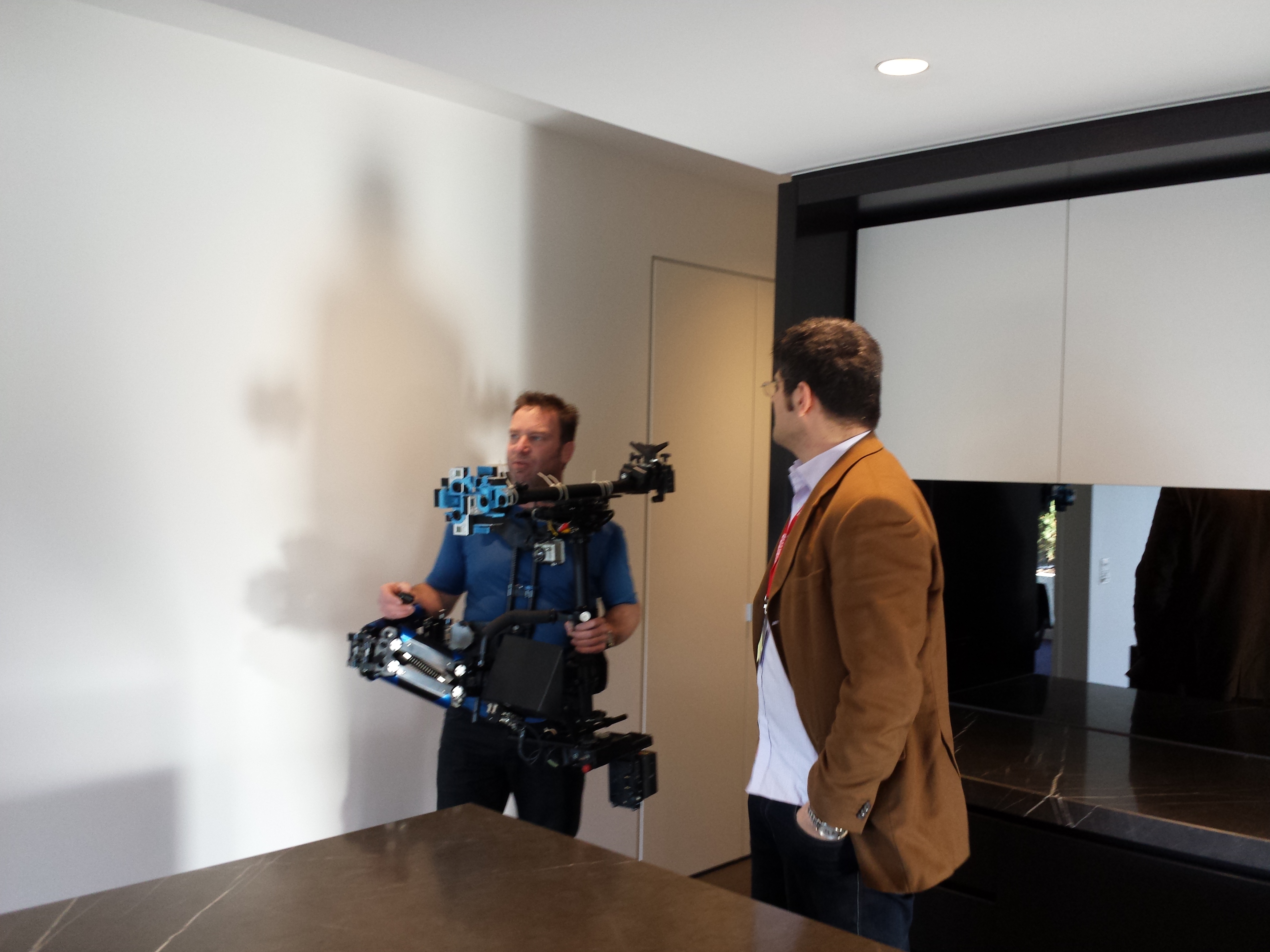 Matterport rig walkthrough inside Haven apartments